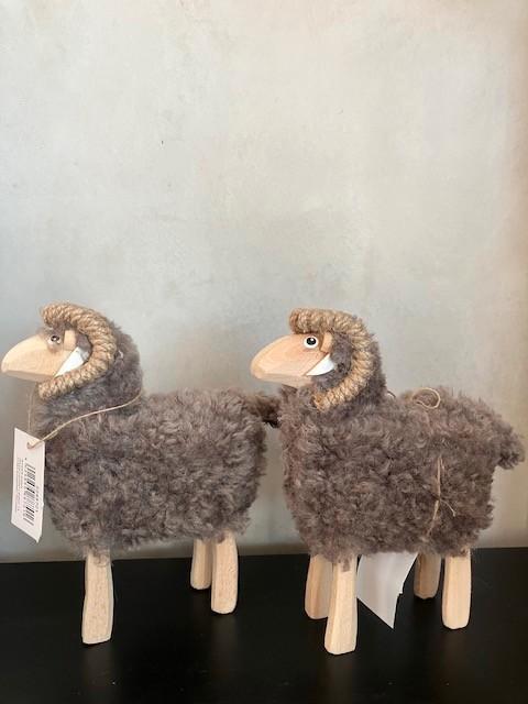 2 schaapjes/imitatiebont/nieuw met etiket, Huis en Inrichting, Woonaccessoires | Overige, Nieuw, Ophalen of Verzenden