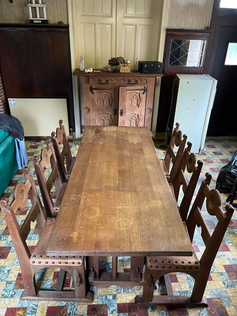 Ensemble de salle à manger en bois massif, Enlèvement