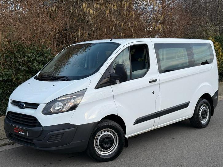 Ford Transit Custom 2.2 TDCi | 9 Zitplaatsen | Incl.Keuring, Auto's, Bestelwagens en Lichte vracht, Bedrijf, Te koop, ABS, Airbags