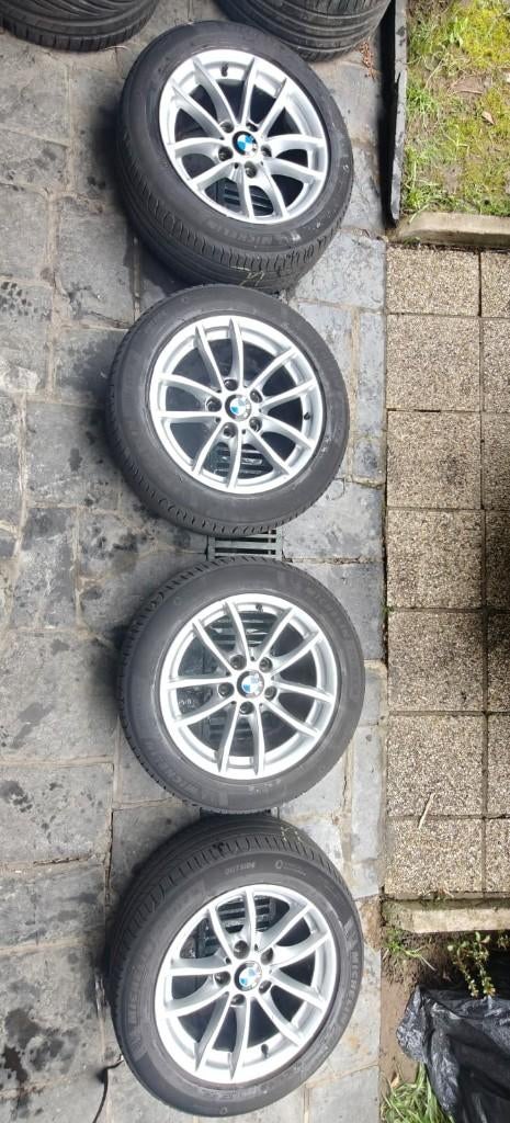 4X JANTES BMW STYLE 378 F20 F21 F22 F23 + Pneus été 20555R16, Autos : Pièces & Accessoires, Pneus & Jantes, Pneu(s), Pneus été