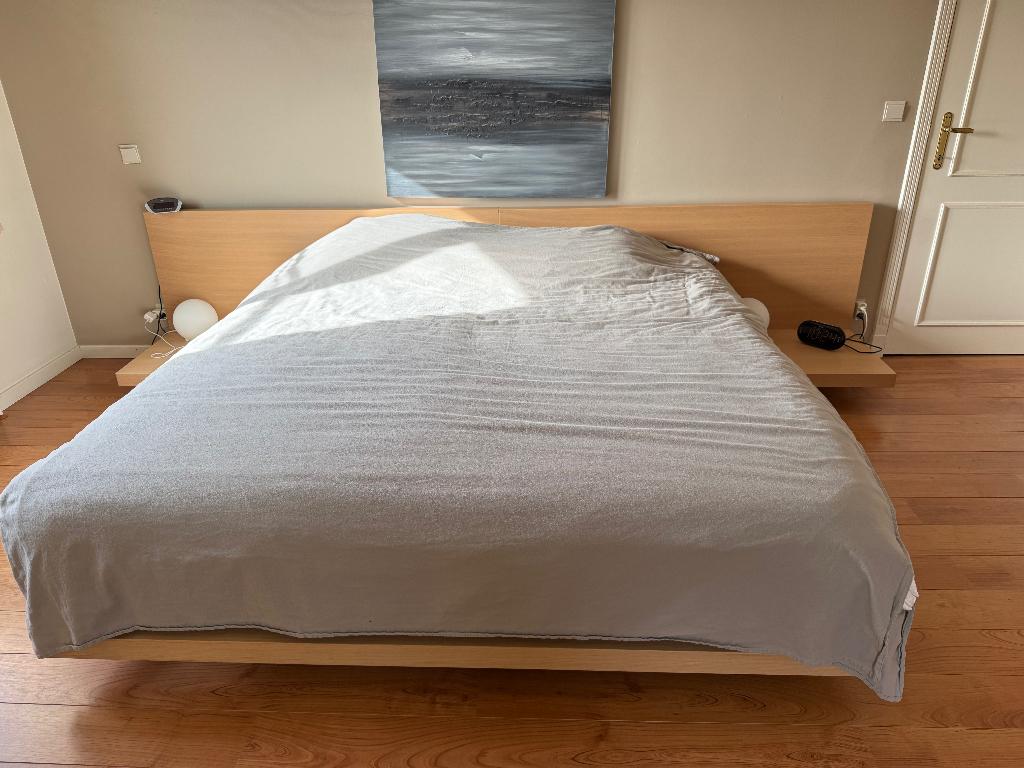 Bed+kast, Ophalen, Gebruikt, Tweepersoons