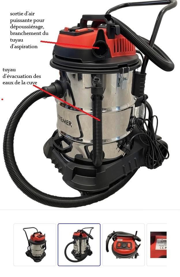 aspirateur industrielle, Electroménager, Aspirateurs, Neuf, Aspirateur, 2000 watts ou plus, Réservoir, Enlèvement