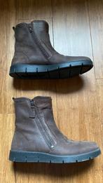 ECCO bruine leren laarzen 36, Bruin, Lage of Enkellaarzen, ECCO, Ophalen of Verzenden