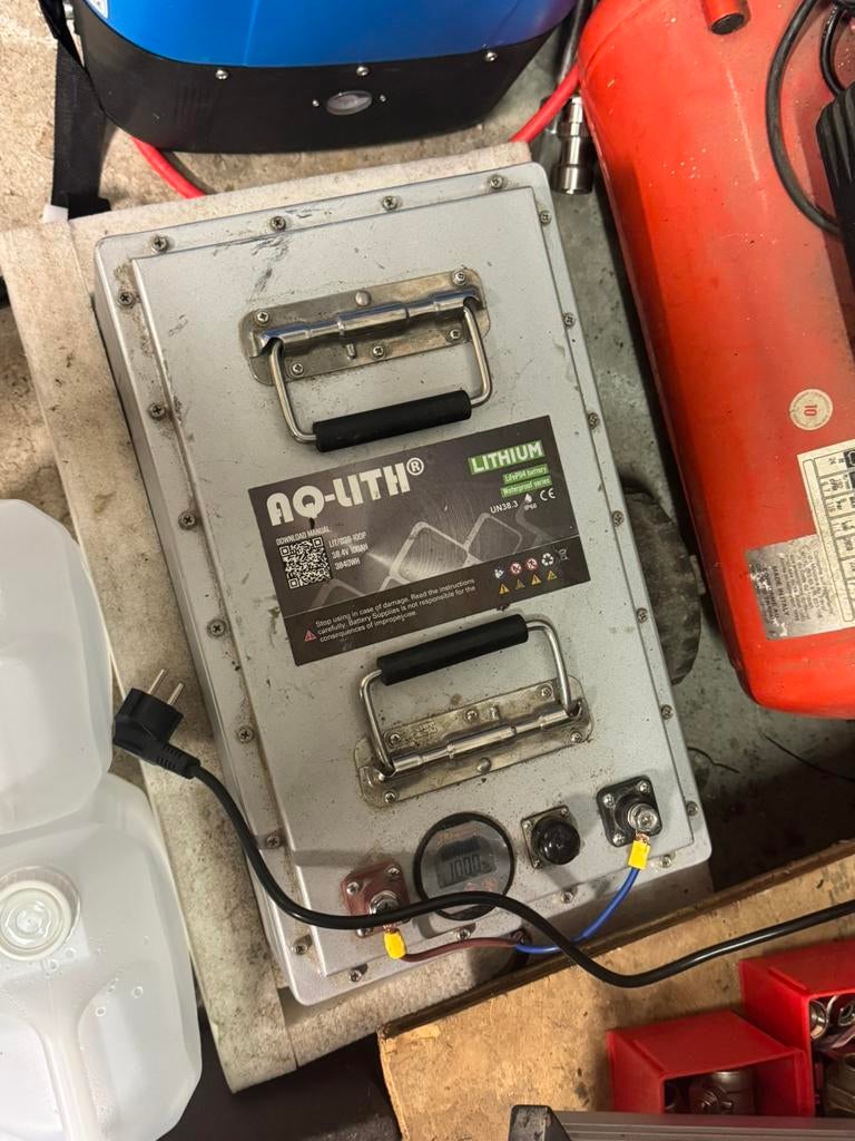 Lithium batterij 36v 100ah in nieuwstaat incl. Lader, Enlèvement, Comme neuf