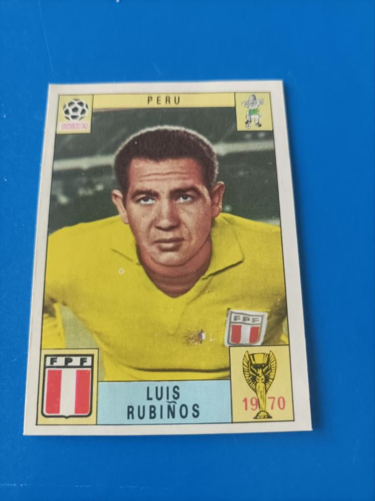 Panini México 70, Pérou Luis Rubinos, Enlèvement ou Envoi