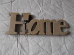 Article de décoration  "HOME" en bois à poser s/meuble., Enlèvement, Comme neuf