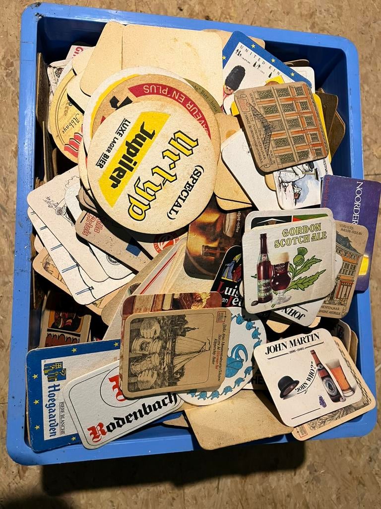 Bierviltjes, Ophalen