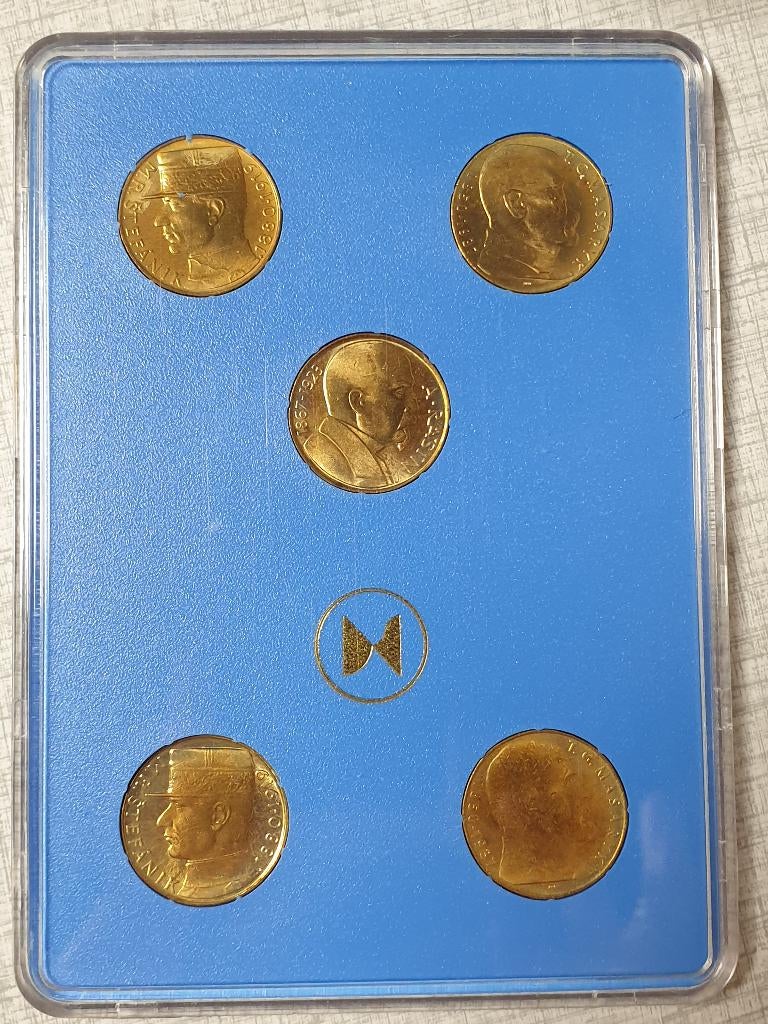 Tsjechische Slowakije munten 1990-1993, Postzegels en Munten, Ophalen of Verzenden, Slowakije, Setje