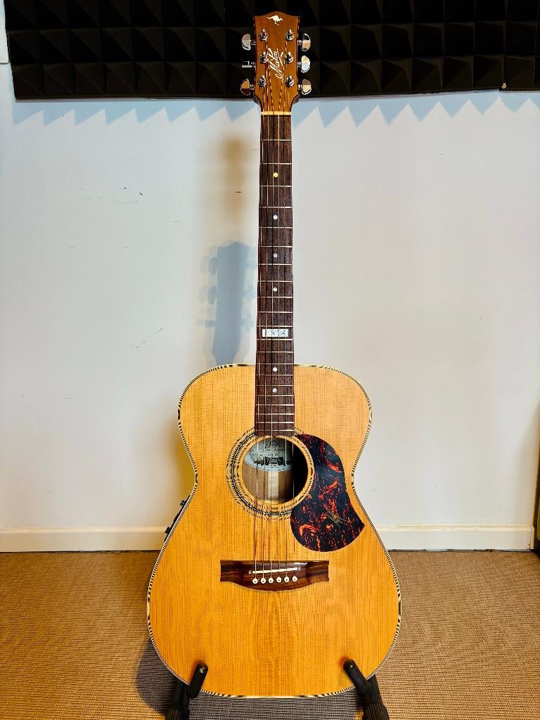 Guitare acoustique Maton EBG808 Tommy Emanuel, Enlèvement, Comme neuf, Guitare Western ou Guitare Folk, Avec valise