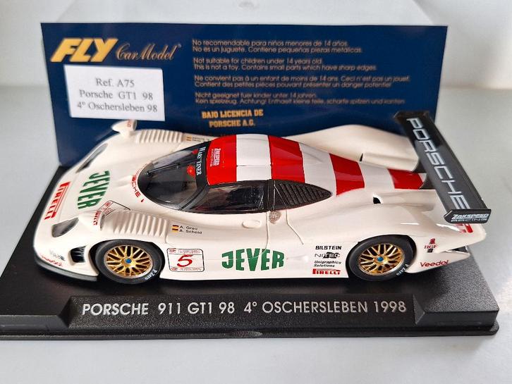 Fly Porsche 911 Gt1 98 4 Oschersleben 1998 Ref Nr A75, Kinderen en Baby's, Speelgoed | Racebanen, Nieuw, Racebaan, Elektrisch