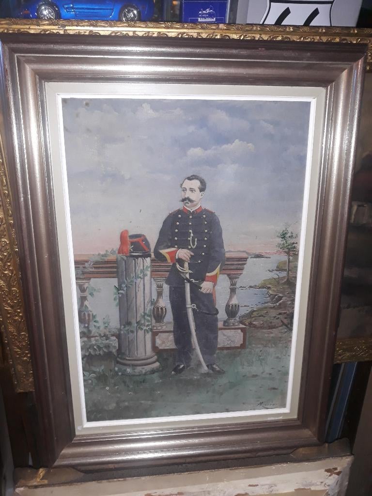 huile sur toile attribue a henri riviere, Enlèvement ou Envoi