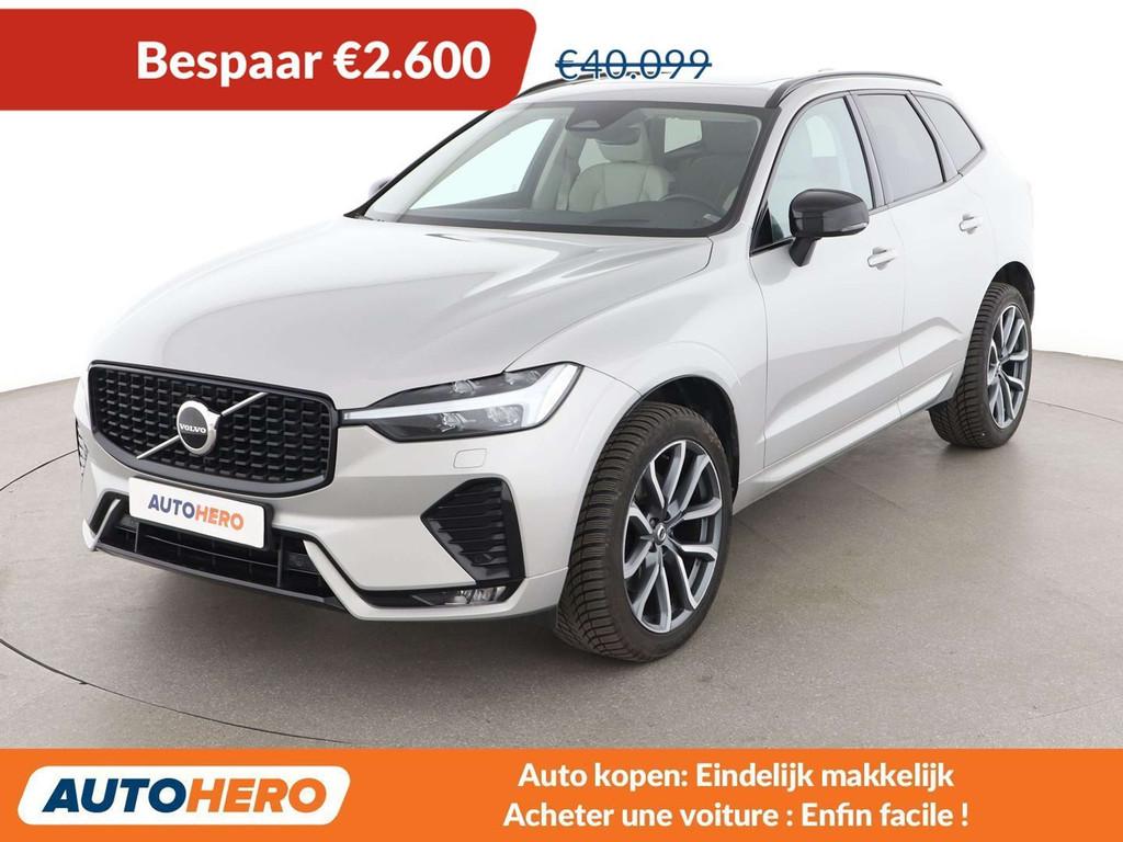 Volvo XC60 2.0 B4 Mild-Hybrid Ultimate Dark AWD, Autos, Cuir, Argent ou Gris, 170 g/km, Euro 6