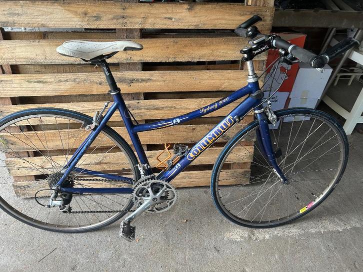 Sportfiets dames Columbus blauw, Fietsen en Brommers, Fietsen | Dames | Sportfietsen en Toerfietsen, Gebruikt, Overige merken