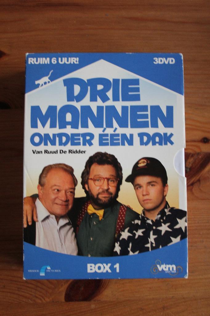Drie mannen onder 1 dak  1-2-3, Cd's en Dvd's, Dvd's | Tv en Series, Zo goed als nieuw, Komedie, Alle leeftijden, Ophalen of Verzenden