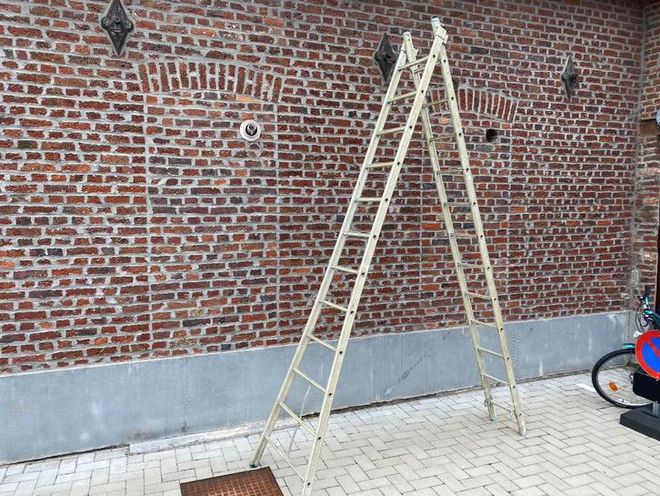 échelle alu, Bricolage & Construction, Échelles & Escaliers, Utilisé, Échelle, 4 mètres ou plus, Pliable ou rétractable/escamotable