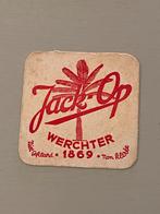 RECTO-VERSO oud viltje brouwerij JACK-OP te WERCHTER, Ophalen of Verzenden, Gebruikt, Viltje(s)