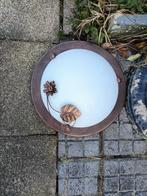 Plafonnière - plafondlamp, Ophalen, Gebruikt, Glas, Retro