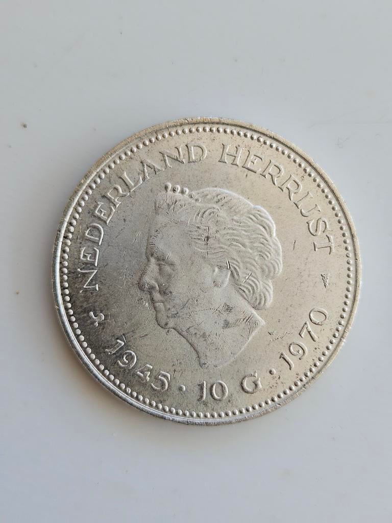 10 gulden 1970, Postzegels en Munten, Munten | Nederland, Ophalen of Verzenden, 10 gulden