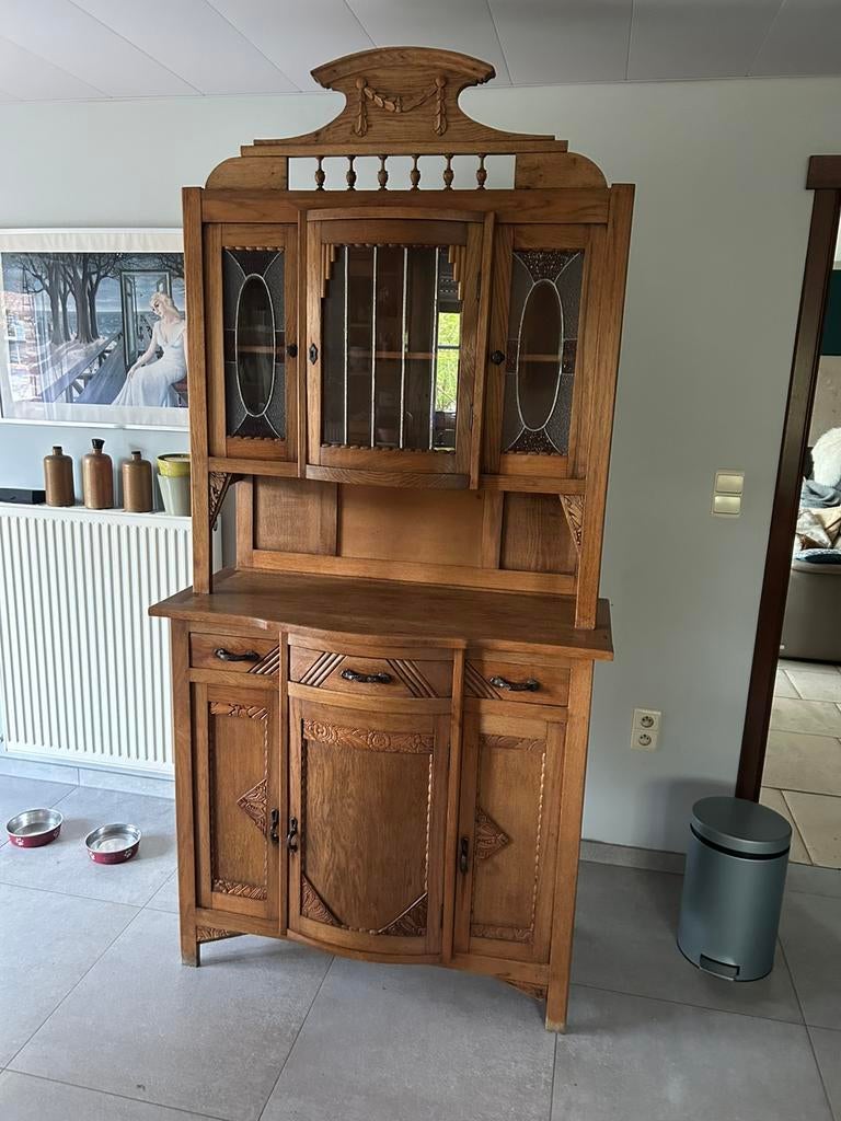 Leuke vintage keukenkast, Huis en Inrichting, Ophalen, Gebruikt