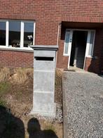 Brievenbus, blauwe steen, Tuin en Terras, Ophalen, Gebruikt, Hardsteen, Staande brievenbus
