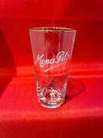 bierglas Mena Pils 25cl met gouden rand, Ophalen of Verzenden, Gebruikt, Bierglas