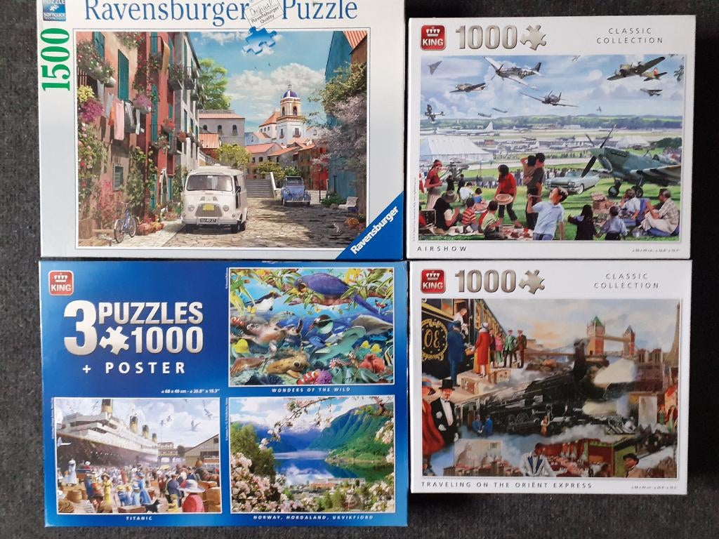 Puzzel 1000 stukjes, Ophalen of Verzenden