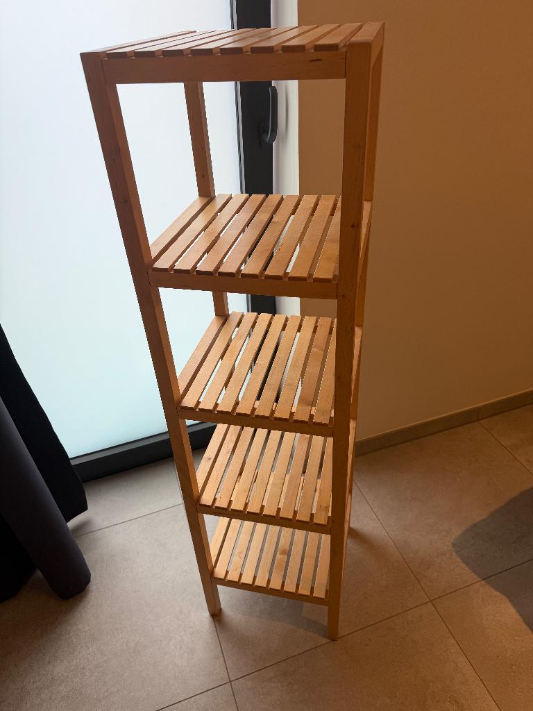 Badkamerrekje - staander., Ophalen, Gebruikt, Bruin, Handdoekenrek