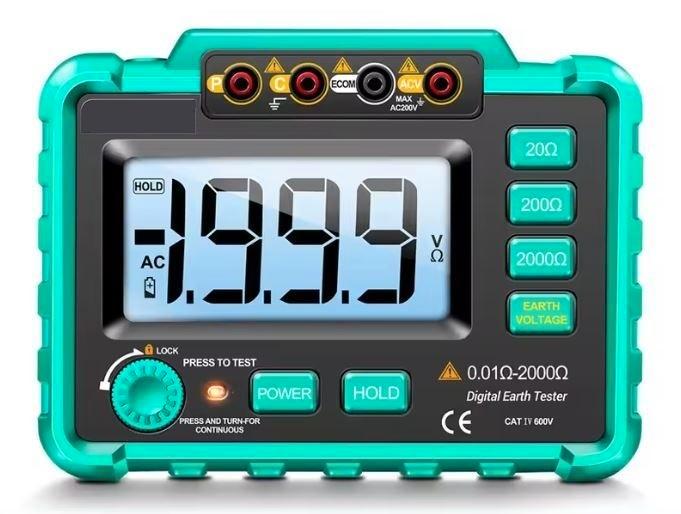 NIEUWE Aardingsmeter Ground tester Aardingstester, Bricolage & Construction, Instruments de mesure, Neuf, Électricité, Enlèvement ou Envoi