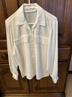 Blouse dames wit zijde maatwerk, Ophalen, Wit