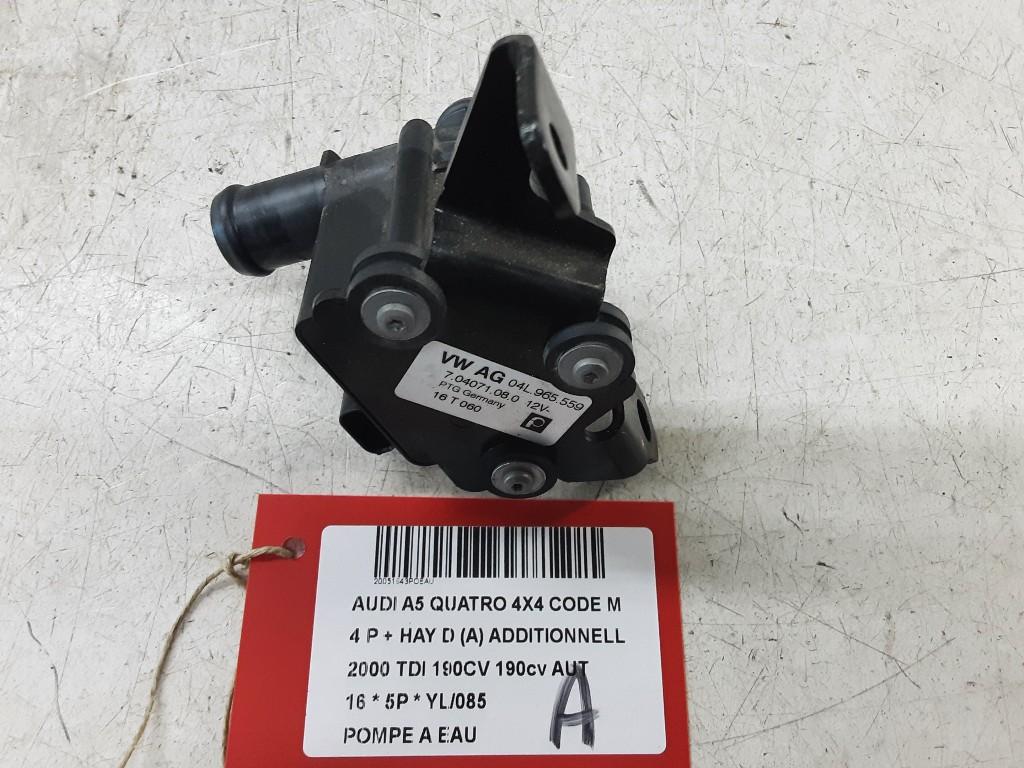 POMPE A EAU Audi A5 Quattro (B8C / S) (04L965559), Mevr. I. Hauben, Audi, Utilisé, Rue de l'Espoir 34 34
4030  GRIVEGNÉE, BE