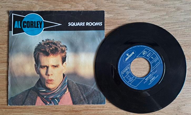 Al Corley - Square Rooms, CD & DVD, Vinyles Singles, Utilisé, Single, Pop, 7 pouces, Enlèvement ou Envoi