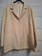 M&S Mode blazer - Crème/zacht geel - Maat 50, Kleding | Dames, Verzenden, Geel, Maat 46/48 (XL) of groter, Zo goed als nieuw