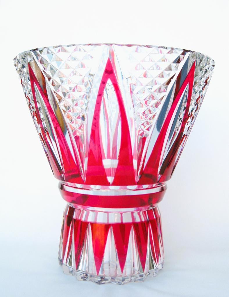 Prachtige Val Saint Lambert tulpenvaas., Antiquités & Art, Antiquités | Vases, Enlèvement