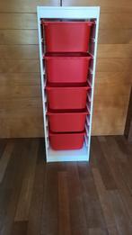 Trofast kast Ikea met bakken, Ophalen, Gebruikt, 105 cm of meer, Minder dan 50 cm
