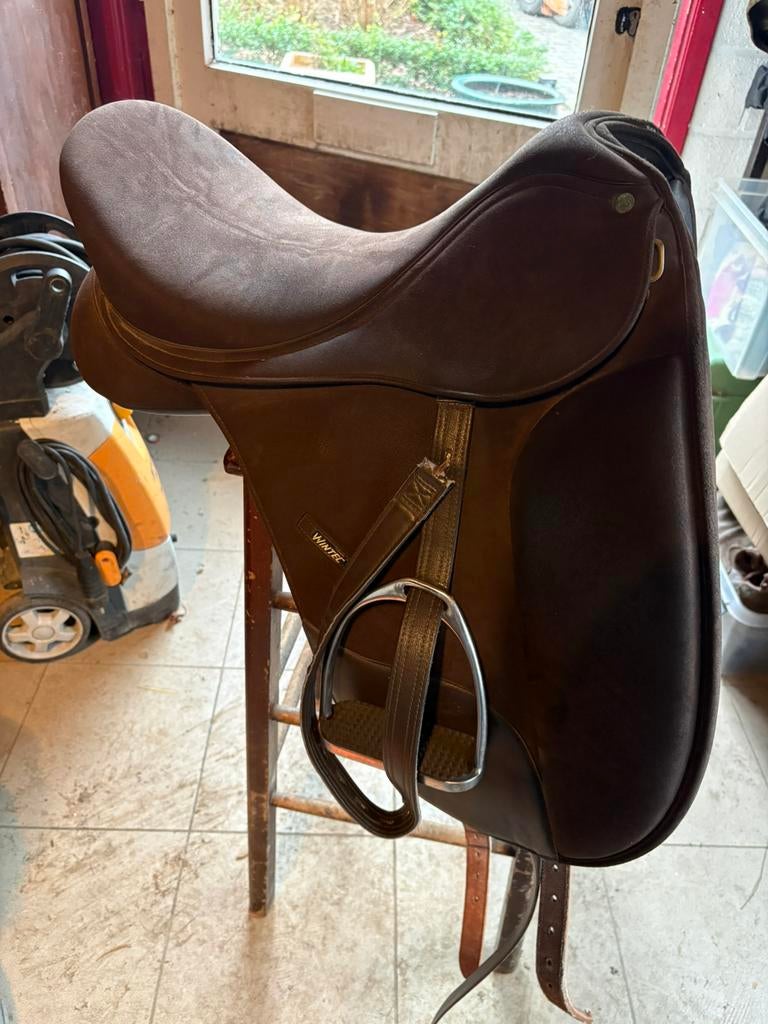 Dressuurzadel Wintec Isabell Werth bruin, Ophalen, Zo goed als nieuw, Dressuur