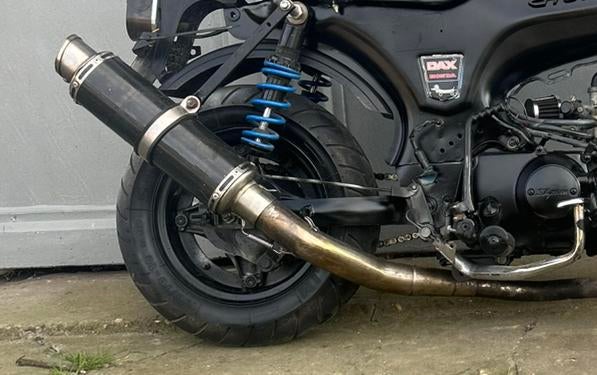 Dax uitlaat carbon te ruil, Ophalen, Zo goed als nieuw