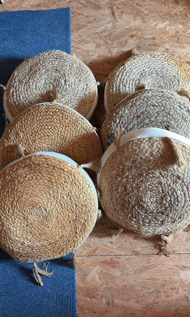 6 coussins de sol, Enlèvement, Comme neuf