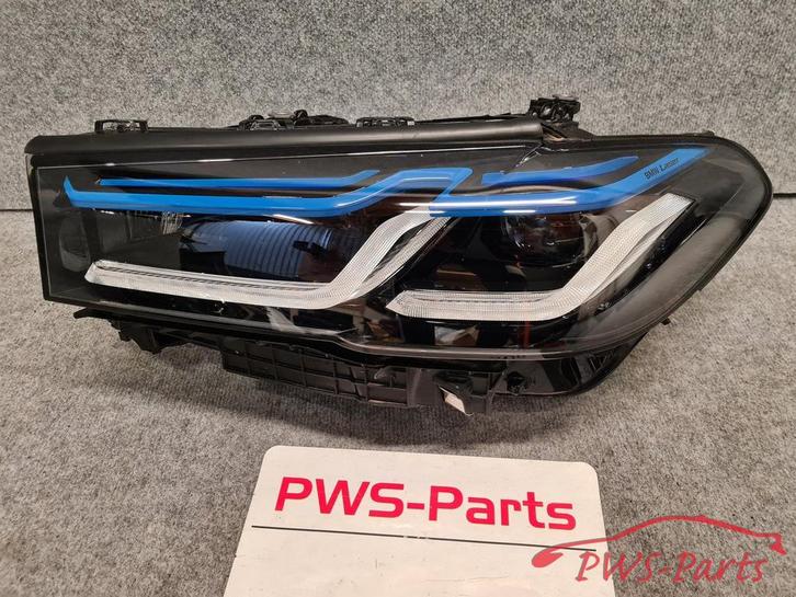 BMW M5 F90 LCI LASER SHADOW BLACK KOPLAMP LINKS ORIGINEEL, Auto-onderdelen, Verlichting, BMW, Gebruikt, Ophalen
