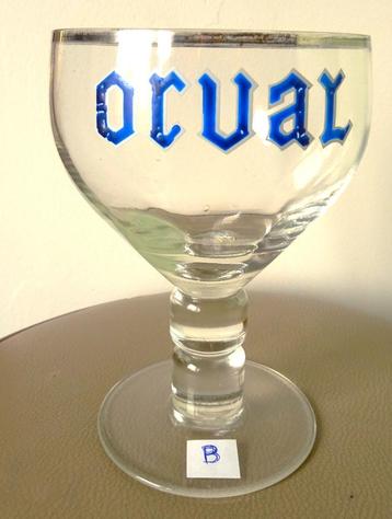 VERRE à ORVAL émaillé bleu marine, Collections, Enlèvement ou Envoi, Utilisé, Verre ou Verres