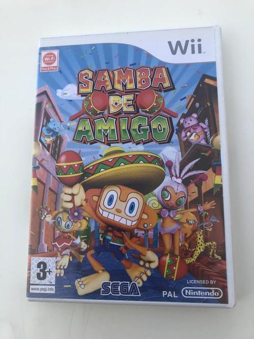 WII Samba De Amigo, Consoles de jeu & Jeux vidéo, Jeux | Nintendo Wii, Comme neuf, Aventure et Action, 2 joueurs, À partir de 3 ans