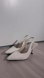 Elegante hakken – Wit – Maat 38, Kleding | Dames, Ophalen, Zo goed als nieuw, Wit