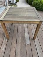 tuintafel vierkant hout, Ophalen, Gebruikt, Vierkant, Hout