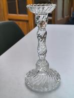 Glazen 'wervelende' kandelaar, Antiek en Kunst, Ophalen of Verzenden, Glas