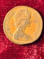 Grande-Bretagne, 1984, one penny, ERROR e défauts de frappe,, Postzegels en Munten, Ophalen of Verzenden, Overige landen