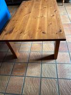 Salontafel van grenen, Huis en Inrichting, Tafels | Salontafels, Ophalen, Gebruikt, 100 tot 150 cm, 50 tot 100 cm