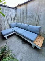 Alora loungehoek & bijhorende loungetafel, Tuin en Terras, Tuinsets en Loungesets, Ophalen, 4 zitplaatsen, Gebruikt, Bank