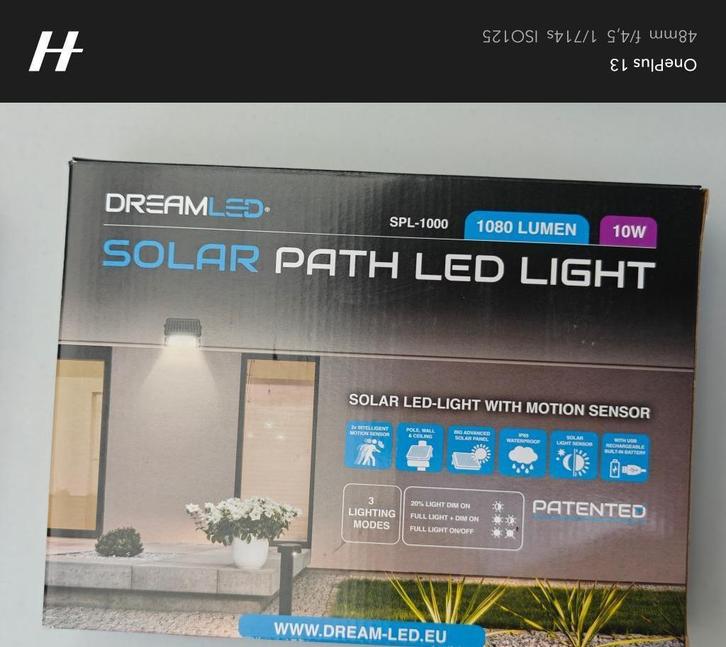 Professioneel Solar Tuinverlichting met zonnepaneel, Tuin en Terras, Overige Tuin en Terras, Nieuw, Ophalen of Verzenden