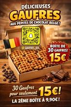 DOOS VAN 30 WAFELS MET CHOCOLADESCHILFERS, Ophalen