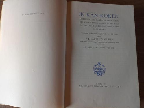 VAN RIJN - IK KAN KOKEN Kookboek uit 1957, Boeken, Kookboeken, Gelezen, Ophalen of Verzenden