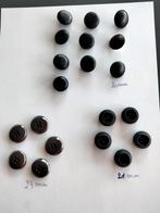 20 Boutons  noirs, Hobby & Loisirs créatifs, Comme neuf, Bouton ou Boutons, Enlèvement ou Envoi